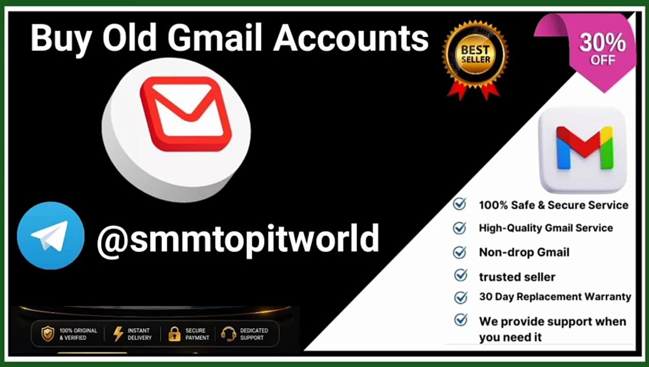 Buy Old Gmail Accounts | Best Site to Buy Aged...