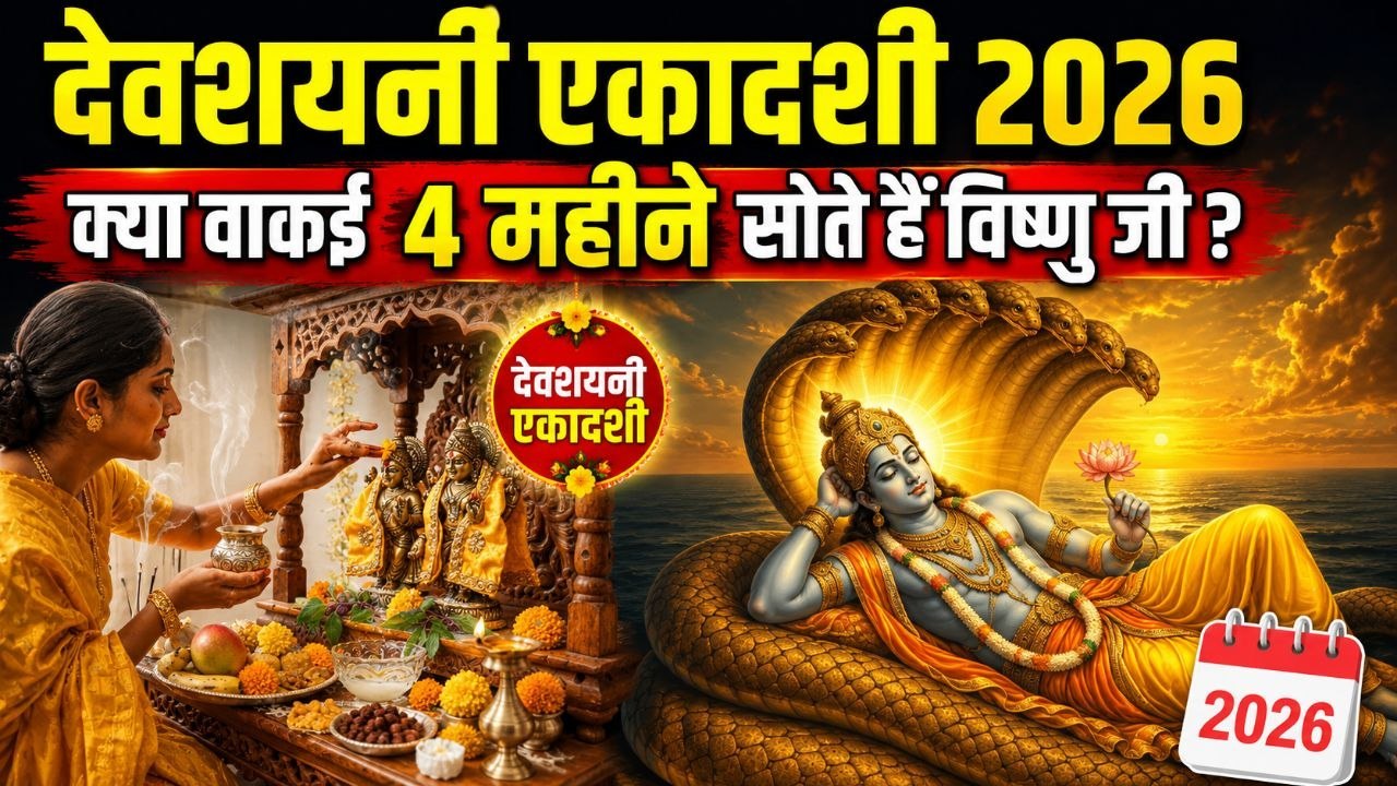 Devshayani Ekadashi 2026: देवशयनी एकादशी पर क्या क्या सच में सोते हैं भगवान विष्णु |