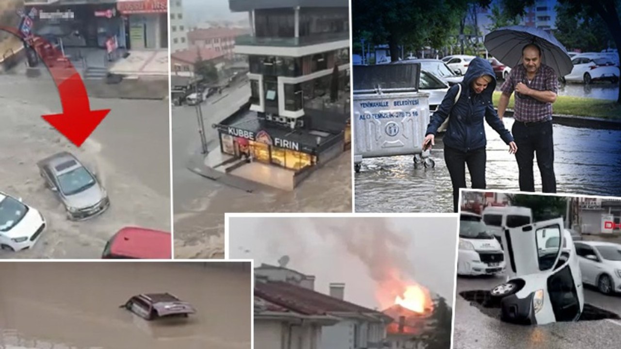 Ankara’da sağanak yağış: Meteoroloji'den kuvvetli yağış, fırtına uyarısı