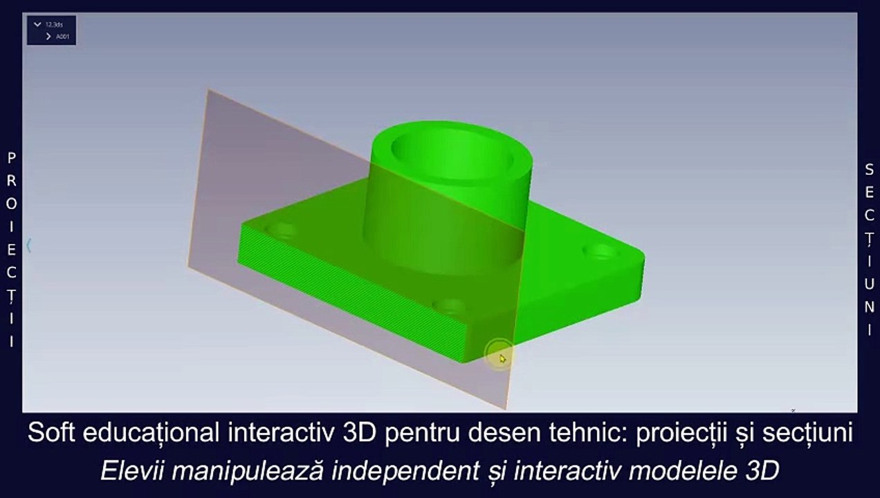 Soft educational desen tehnic 3D