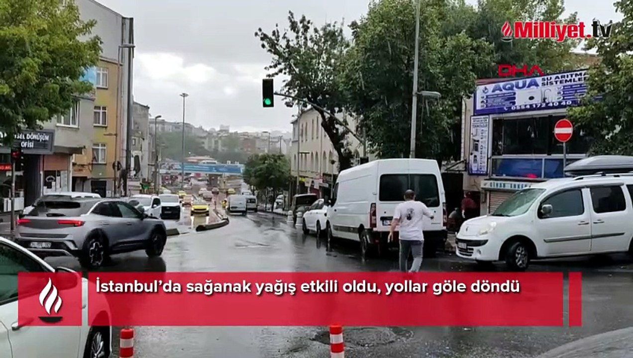 İstanbul’da sağanak etkili oluyor