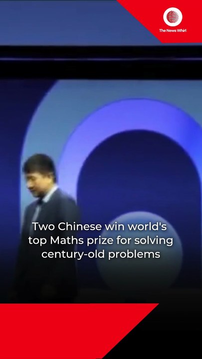 Two Chinese win world's top Maths prize
