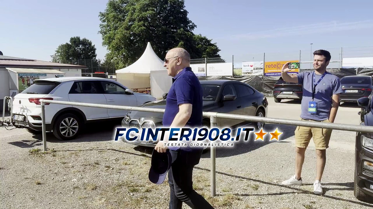 VIDEO FCIN1908 / Inter, allenamento mattutino. C'è il presidente Marotta