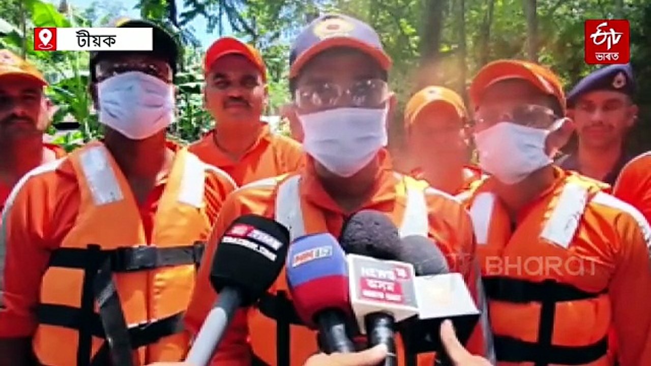টীয়কত বানত আবদ্ধ মহিলাক সংকটজনক অৱস্থাত উদ্ধাৰ এনডিআৰএফৰ