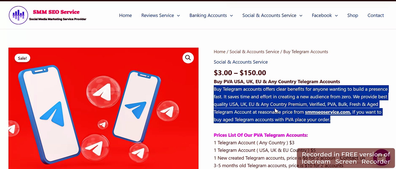 Buy Aged Telegram Accounts From 1 Dollar