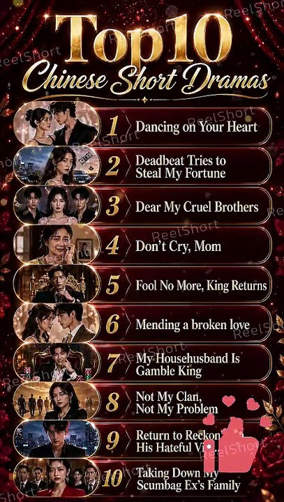 Top 10 Chinese Short Dramas✨