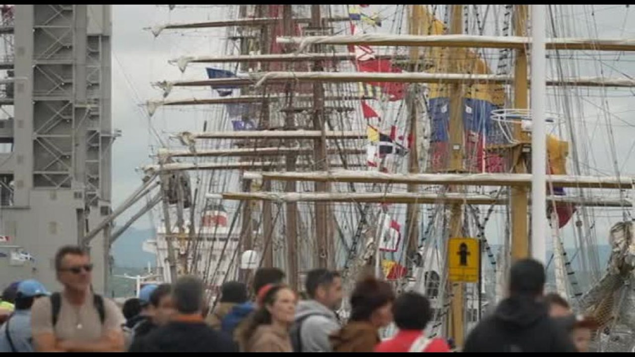 Nave Amerigo Vespucci in Canada, prima tappa Québec City