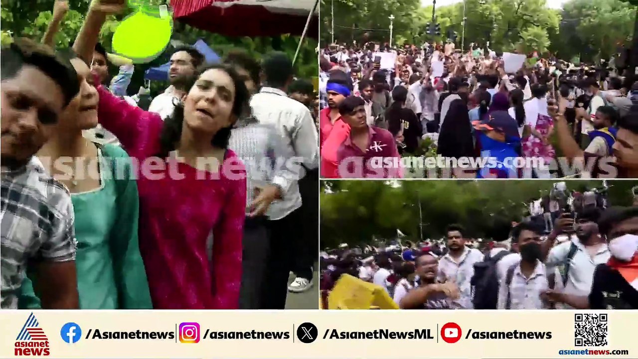 ജന​ഗണമന ചൊല്ലി, ദേശീയ പാതകയുയർത്തി സമരവിജയം ആഘ...