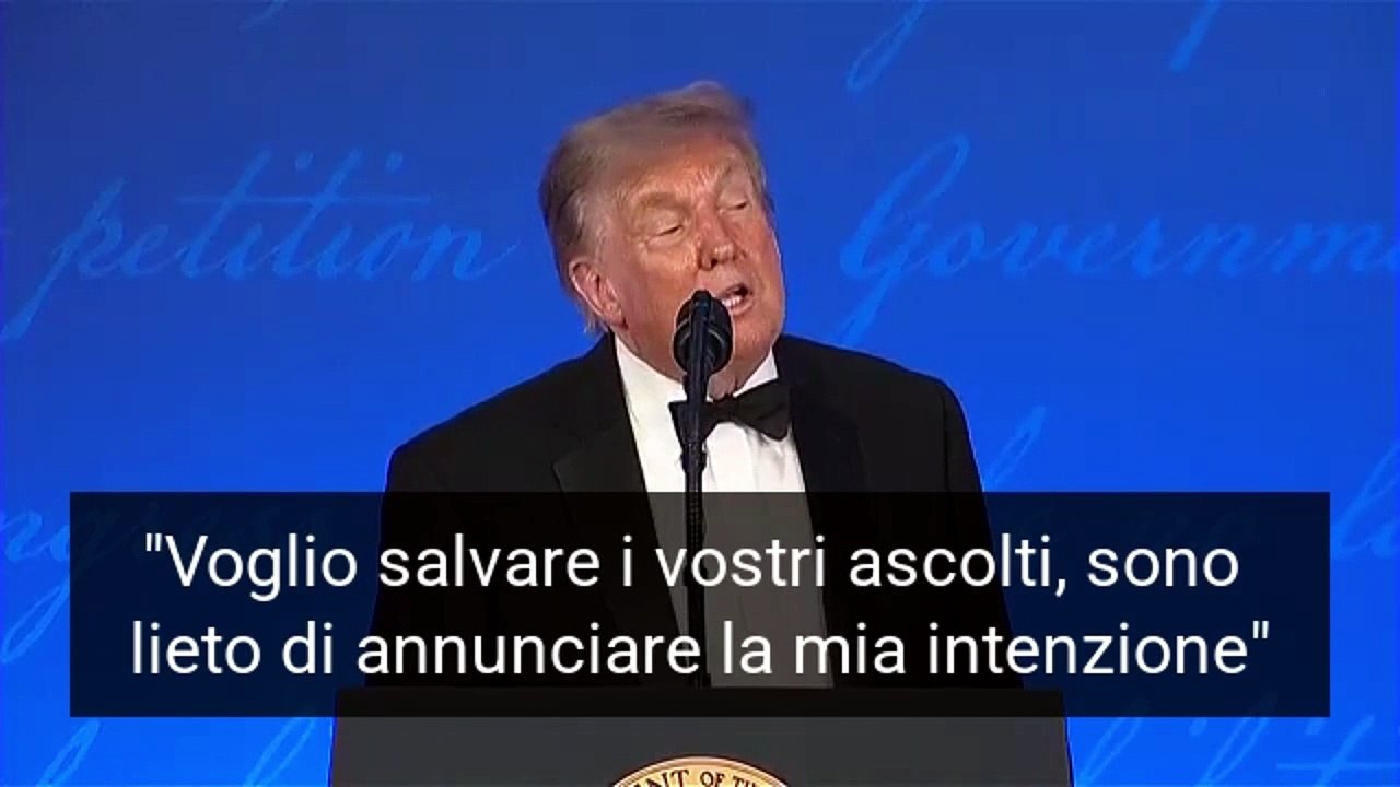 Trump e l'annuncio show: "Mi candido come presidente anche nel 2028" - Video
