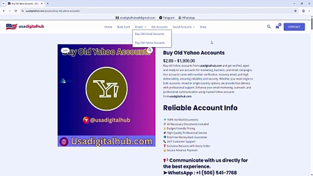 The Ultimate Guide to Buying Old Yahoo accounts |