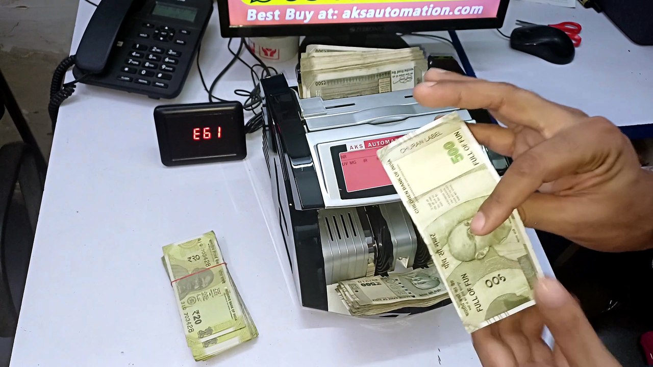 Best Heavy-Duty Note Counting Machine Dealer & Supplier Nanded | Buy Direct from Aks Automation Delhi