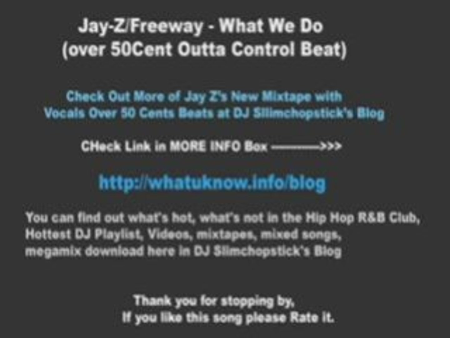 ⁣Jay-Z - What We Do (over 50Cent “Outta Control ...