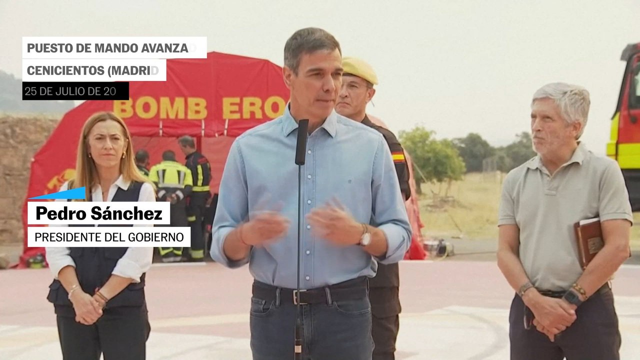 Sánchez asegura que la bajada de las temperaturas abre una "ventana de oportunidad