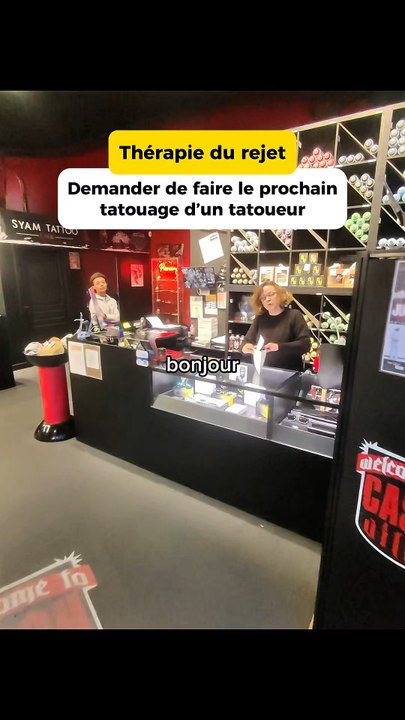 On réessaie de tatouer le prochain client