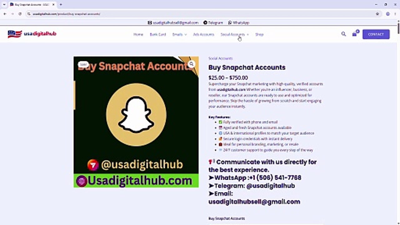 23 Top Vendors Selling Aged Snapchat Accounts With ../..