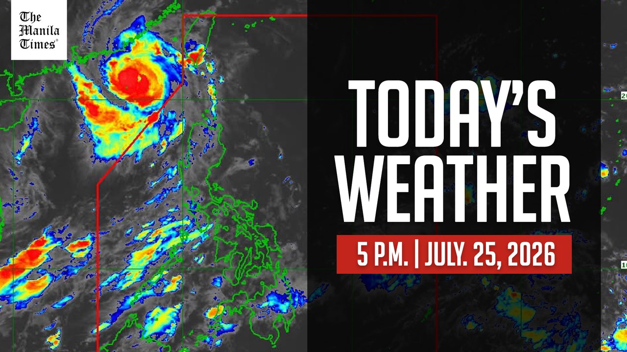 Today's Weather, 5 P.M. | Jul. 25, 2026
