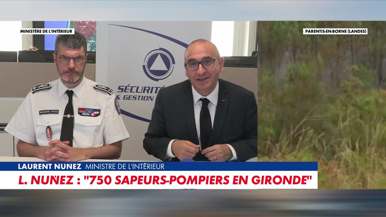 750 sapeurs-pompiers mobilisés, 167.000 personnes évacuées... Le point sur l'incendie en Gironde