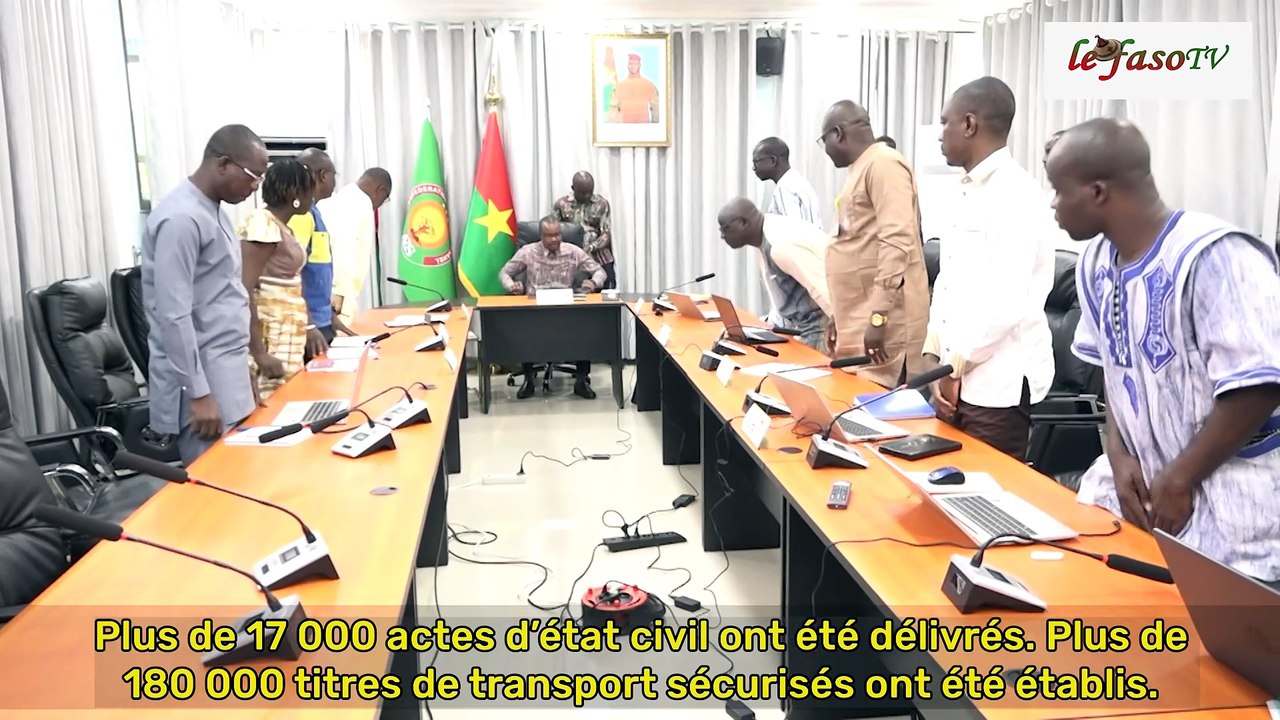 Contrat d’objectifs: Le ministre Émile Zerbo présente un bilan semestriel de 60 %