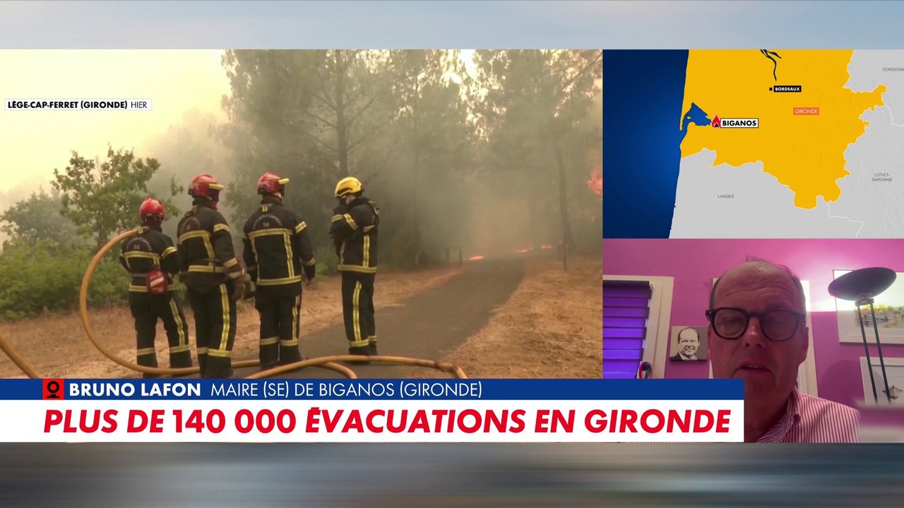 Bruno Lafon :«Cette solidarité apportée après les incendies, c'est là où on retrouve la France»