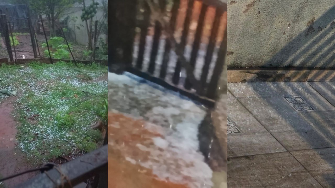 Moradores de Califórnia registram chuva de granizo na manhã deste sábado