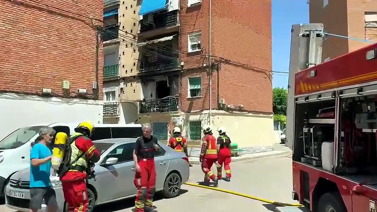 Incendio en la calle Churruca de Albacete