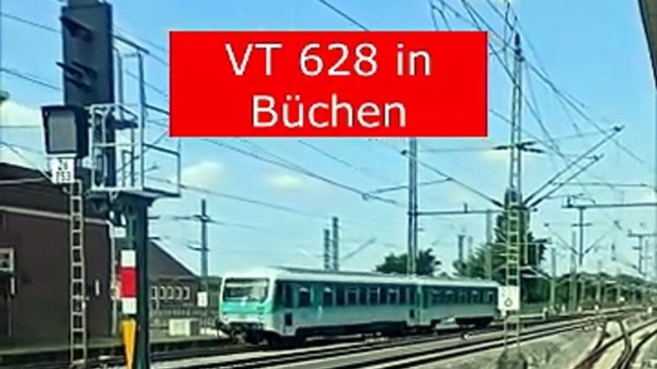 VT 628 Einfahrt in Büchen – Sonderfahrt nach Rostock