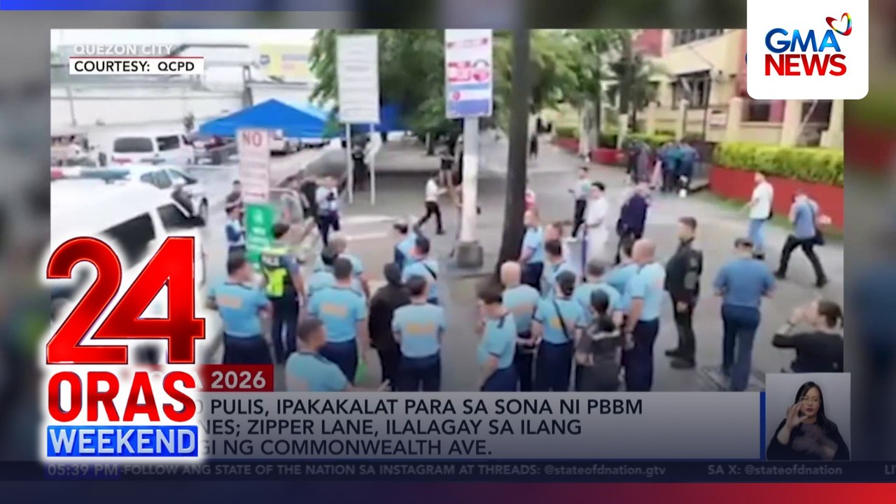 20,000 pulis, ipakakalat para sa SONA ni PBBM sa Lunes | 24 Oras Weekend