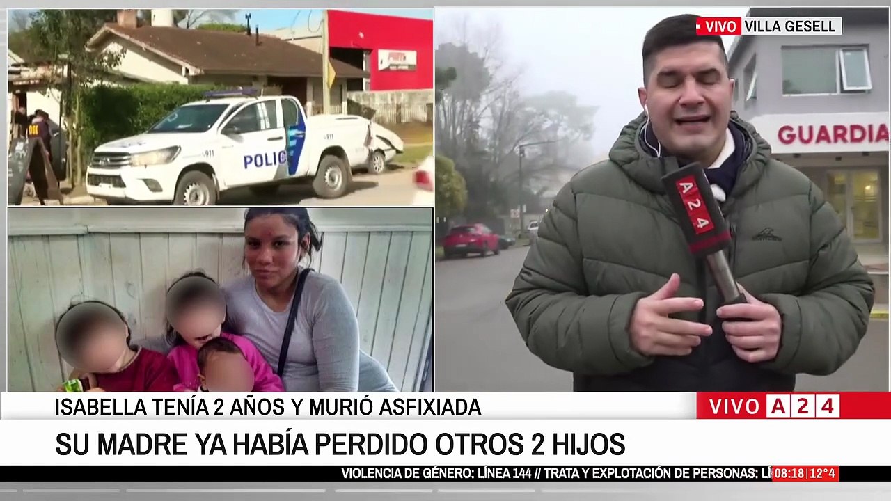 Muerte de una nena de 2 años en Villa Gesell: las pruebas que complican a la madre