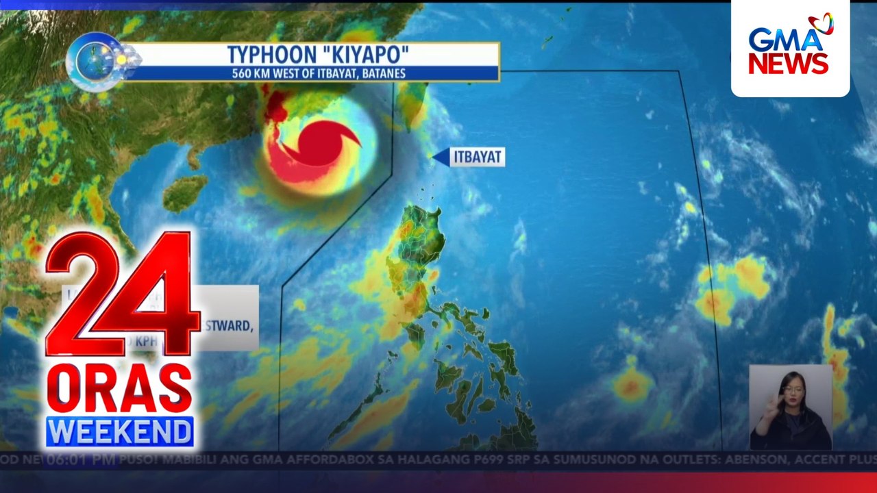 Trough ng Bagyong Kiyapo, magpapaulan pa rin kahit nasa labas na ng PAR | 24 Oras Weekend