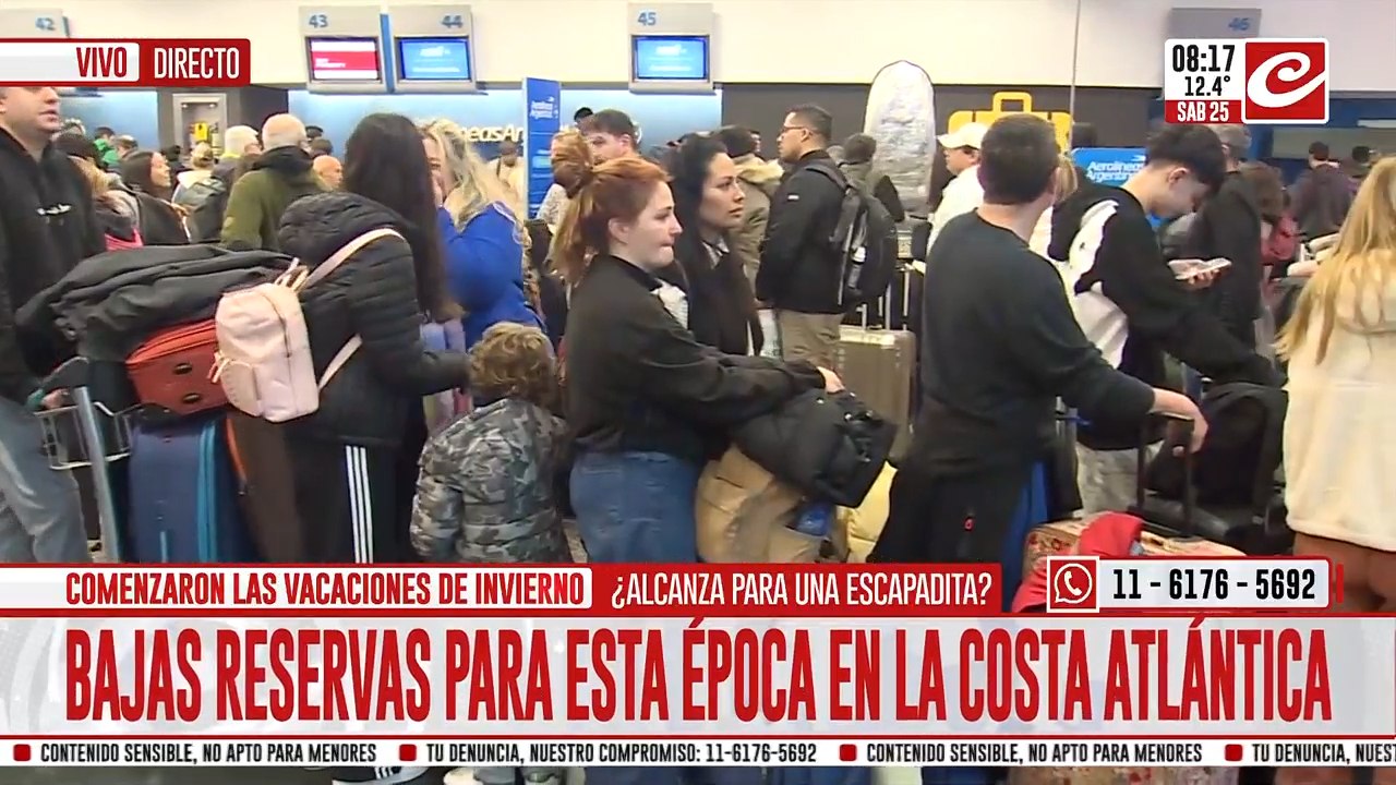 Comenzó el éxodo turístico por las vacaciones de invierno: ¿adónde viajan los argentinos?