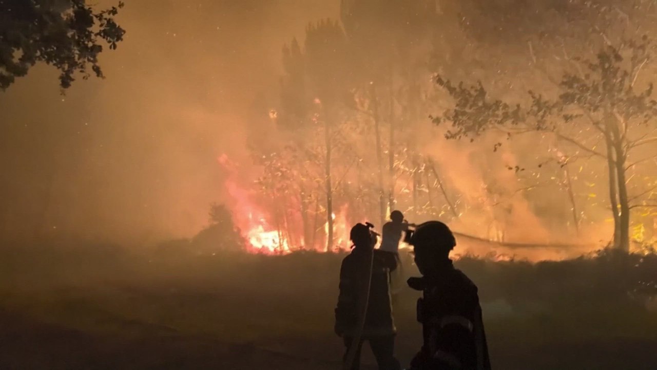 Las imágenes del incendio de Francia