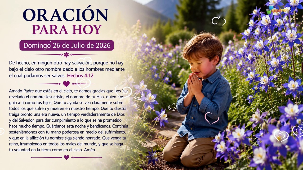 ORACIÓN Domingo 26 de Julio de 2026