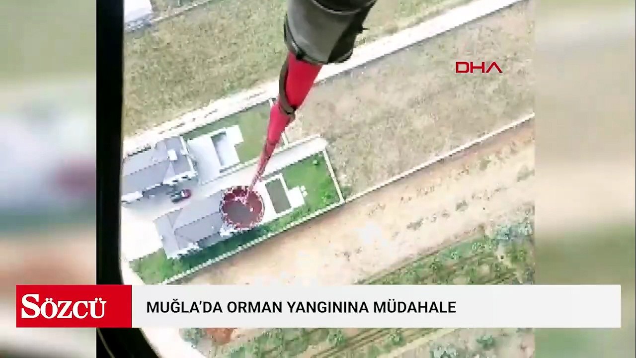 Muğla’da orman yangını