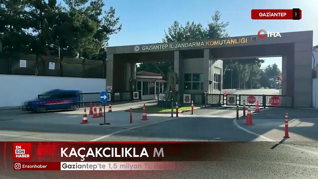 Gaziantep'te 1,5 milyon TL değerinde kaçak malzeme ele geçirildi