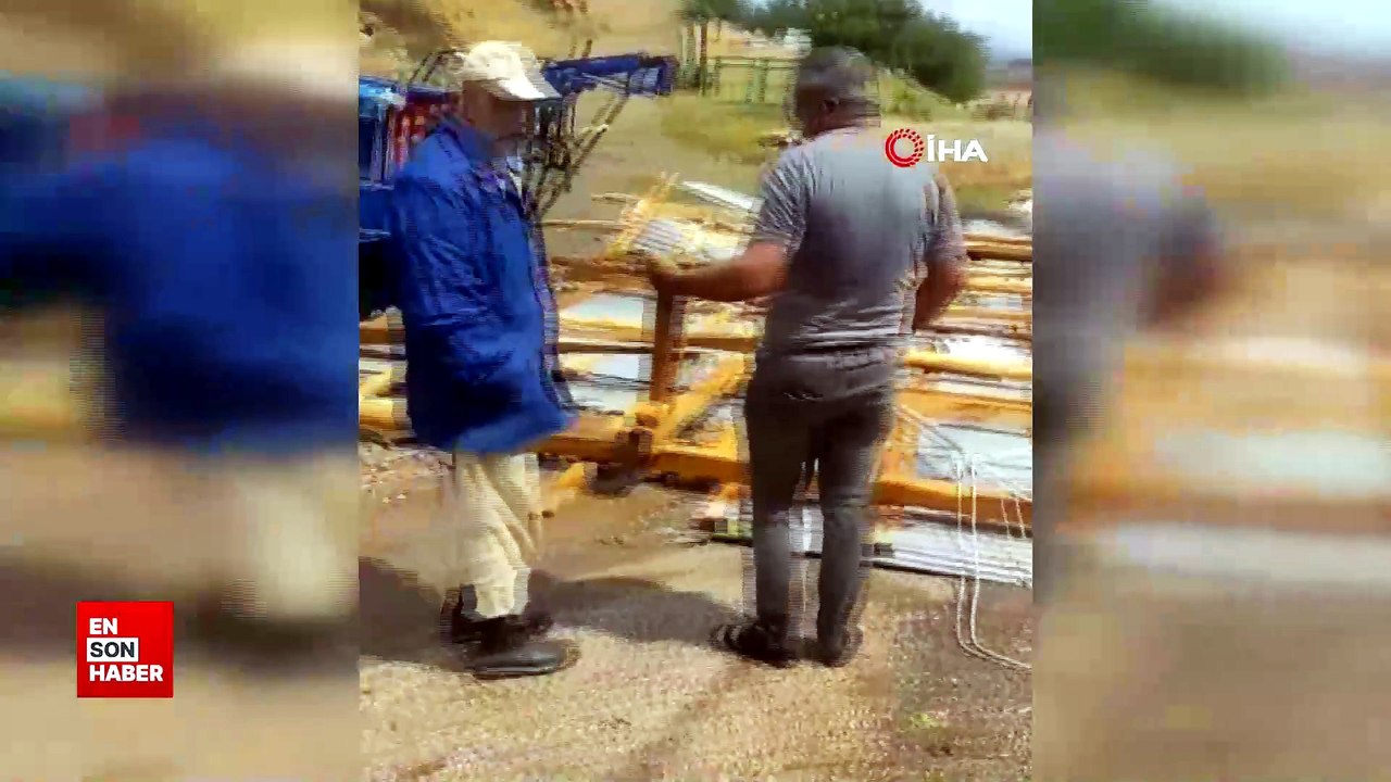 Tokat'ta fırtına ve sağanak hayatı olumsuz etkiledi