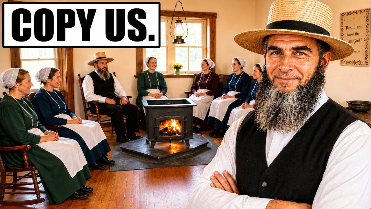 How The Amish Heat A Living Room Without Gas or Electricity