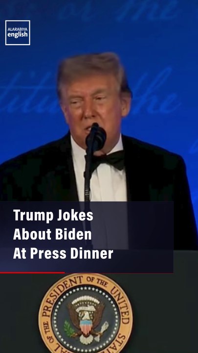 Trump Jokes About Biden At Press Dinner
