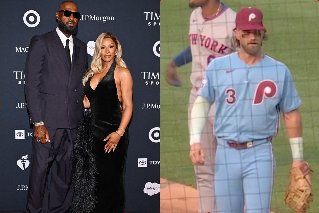 El mensaje de Bryce Harper que "convenció" a LeBron James de fichar por los 76ers
