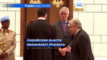 Генсек ООН призывает к мировой поддержке Сирии во время первого визита в Дамаск с 2009 года