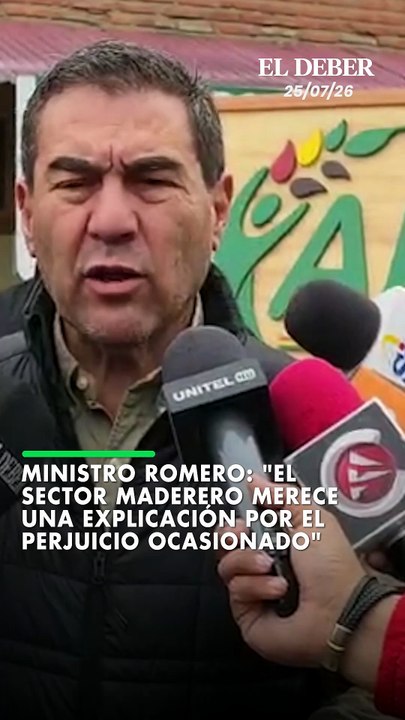 El ministro Fernando Romero, afirmó que el caso afectó la imagen del sector forestal boliviano y señaló que corresponde esclarecer lo ocurrido, tras las observaciones realizadas por las autoridades chilenas sobre el caso Madera