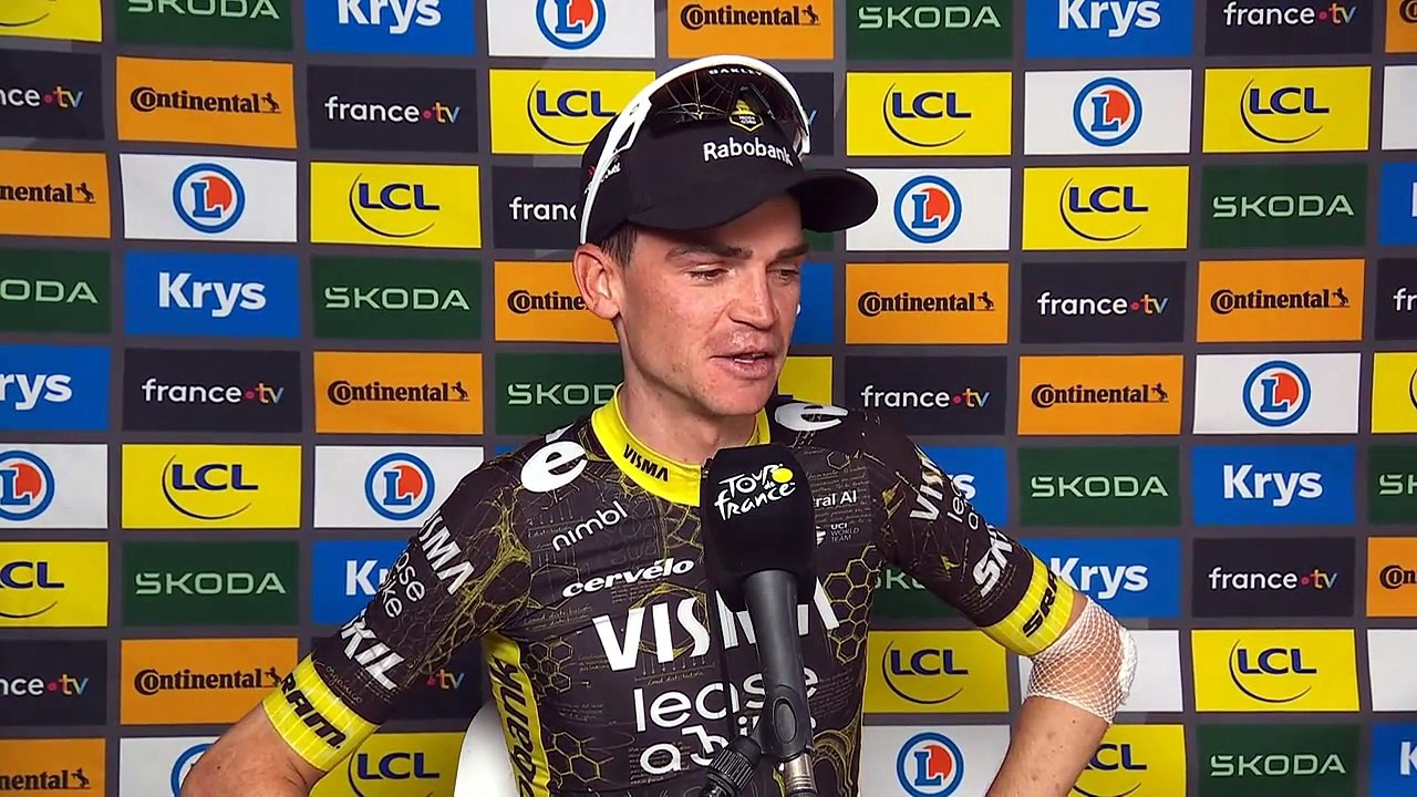 Tour de France 2026 - Sepp Kuss : "J'ai eu très peur, désolé pour ma femme et ma famille"