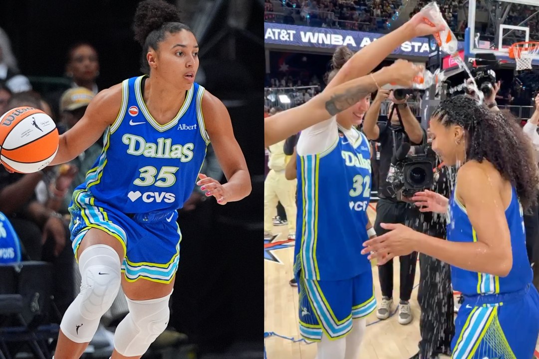 Azzi Fudd termina empapada tras hacer historia en el All-Star de la WNBA