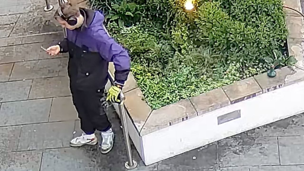 Hose Slips And Sprays A Worker In The Back