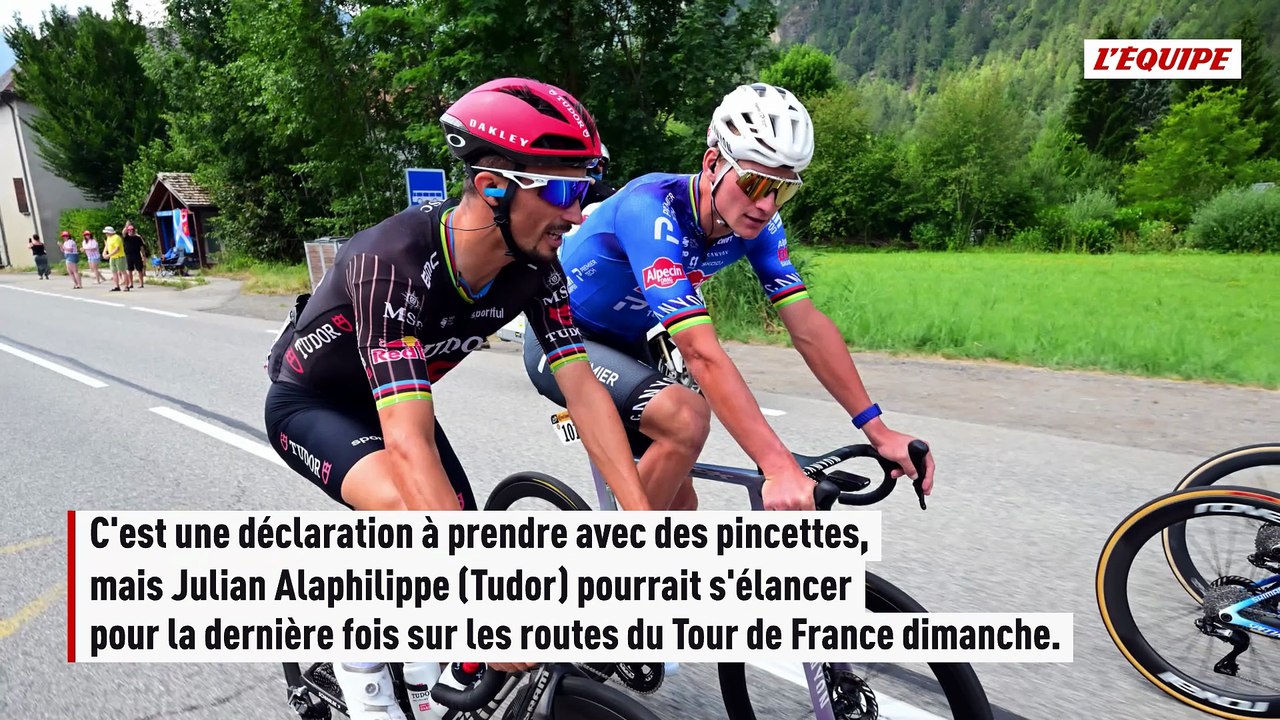 Julian Alaphilippe a peut-être participé à son dernier Tour de France : « Il n'y a rien d'officiel, mais il ne faut pas s'attendre à me revoir » - Tour de France