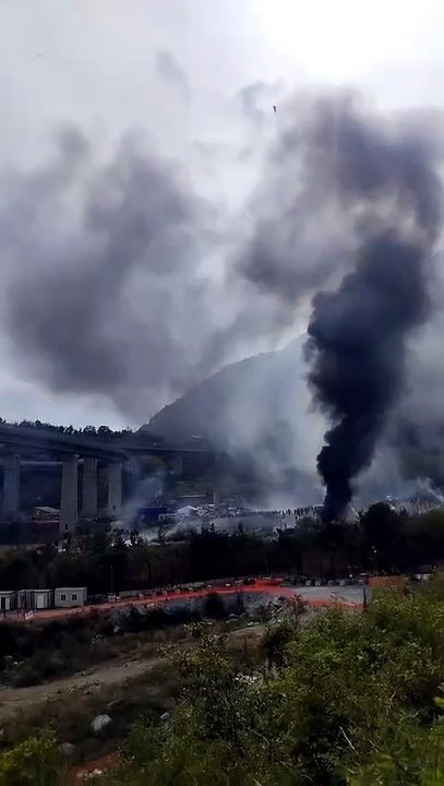 assalto No tav  al cantiere del'Alta Velocità Torino-Lione