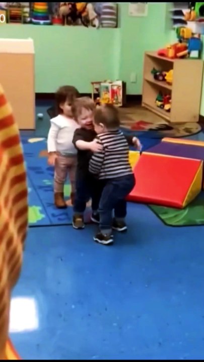 Little Kids Hug Their Friend 🤗❤️ Sweetest Friends