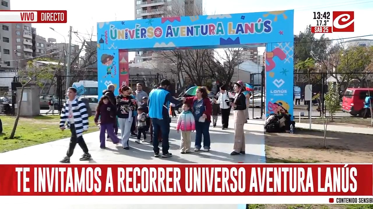 Universo Aventura Lanús, el parque recreativo que en furor en zona sur