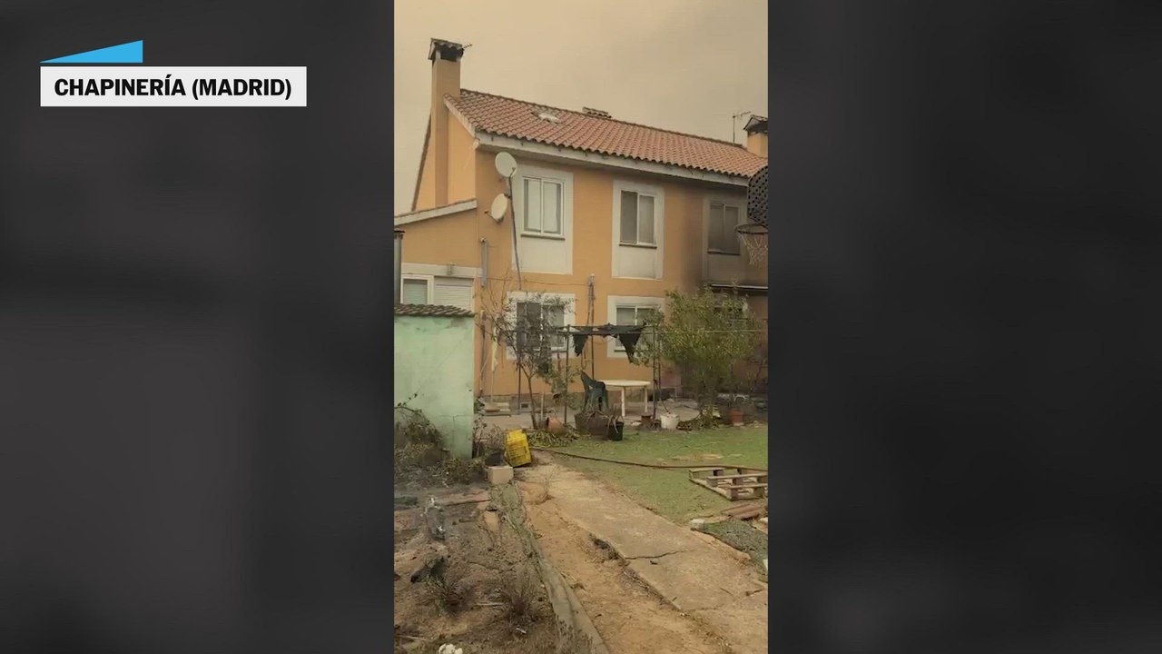 Imágenes grabadas por los bomberos en Chapinería