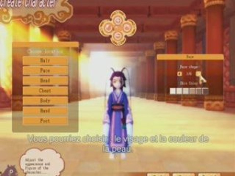 Dream of Mirror Online- créer un personnage version 2