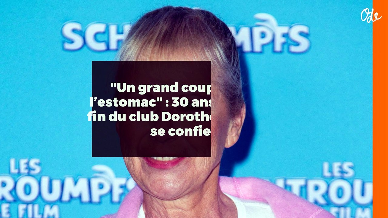 "Un grand coup dans l’estomac" : 30 ans après la fin du club Dorothée, la star se confie